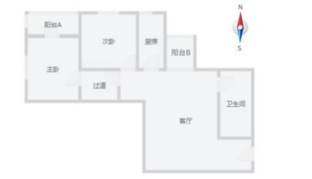 北京西城区103㎡两室一厅住宅转让项目