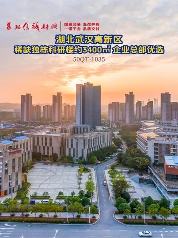 湖北武汉东湖高新区3400㎡独栋办公楼转让项目50QT-1035