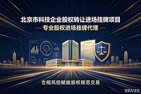 北京市科技企业股权转让进场挂牌项目——专业股权进场挂牌代理 合规风控赋能股权规范交易