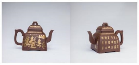 仿清乾隆宫廷紫砂器一组六式出售项目