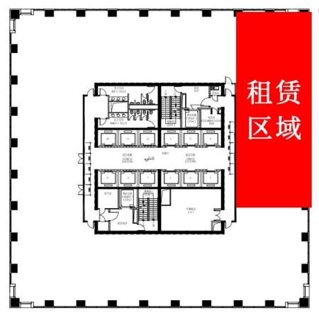 北京朝阳区CBD470㎡办公房产出租项目