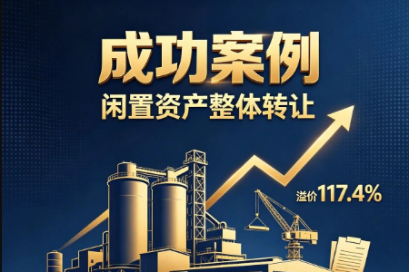 中国建材集团旗下水泥厂闲置资产整体转让,溢价117.4% ——华诺信诚助力国企设备建筑物高效盘活